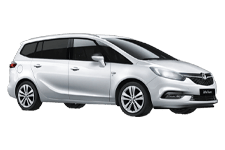 Car Hire Kenilworth - Vauxhall Zafira 5 + 2 - Minibus hire Kenilworth